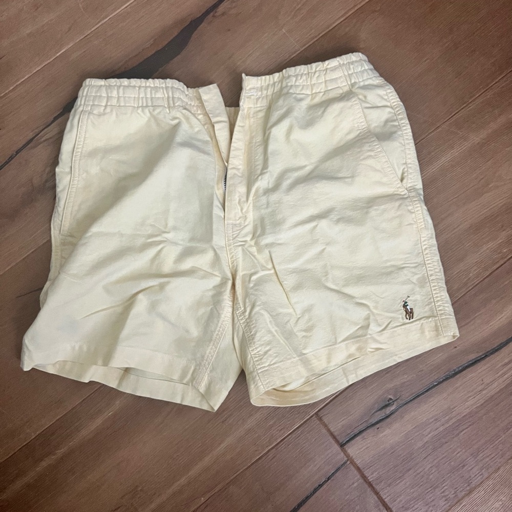 Yellow Polo Ralph Lauren Prepster Shorts 6in Inseam
